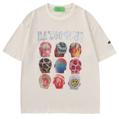 Colourful Bangouluo Graphic T-Shirt