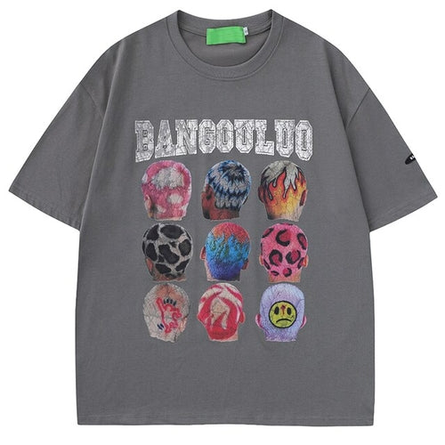 Colourful Bangouluo Graphic T-Shirt