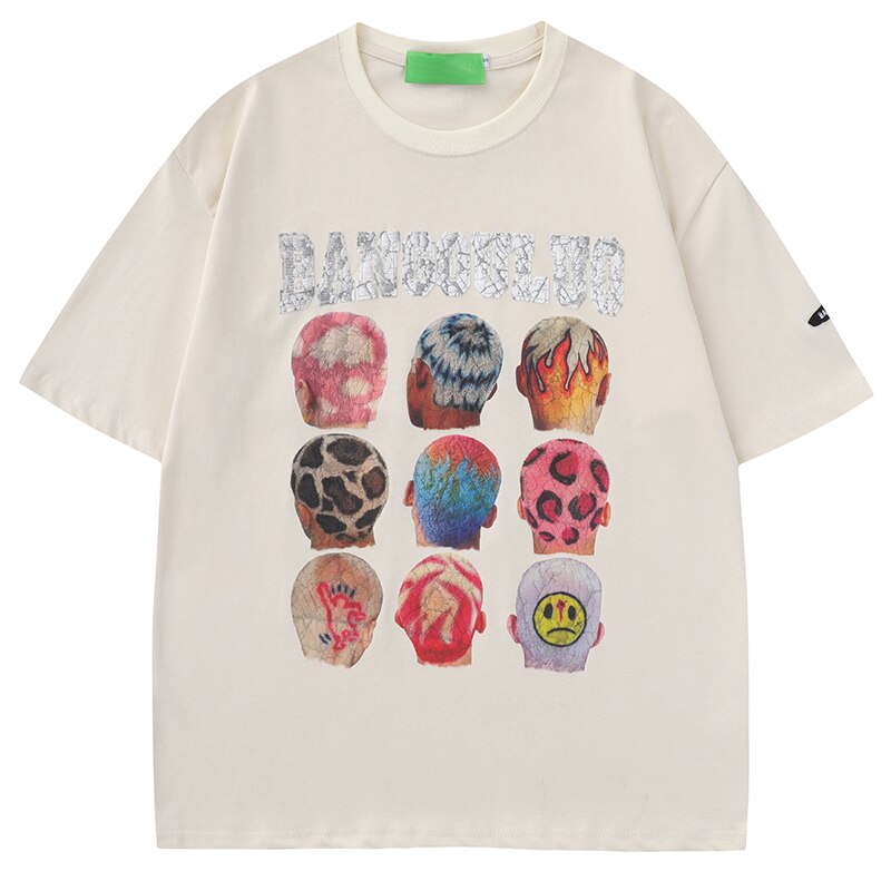 Colourful Bangouluo Graphic T-Shirt