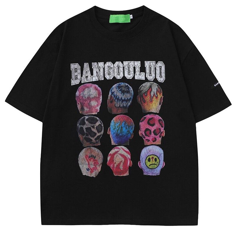 Colourful Bangouluo Graphic T-Shirt